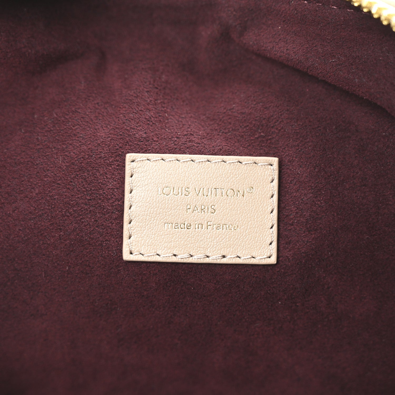 Lambskin Embossed Monogram Coussin Hobo MM Galet