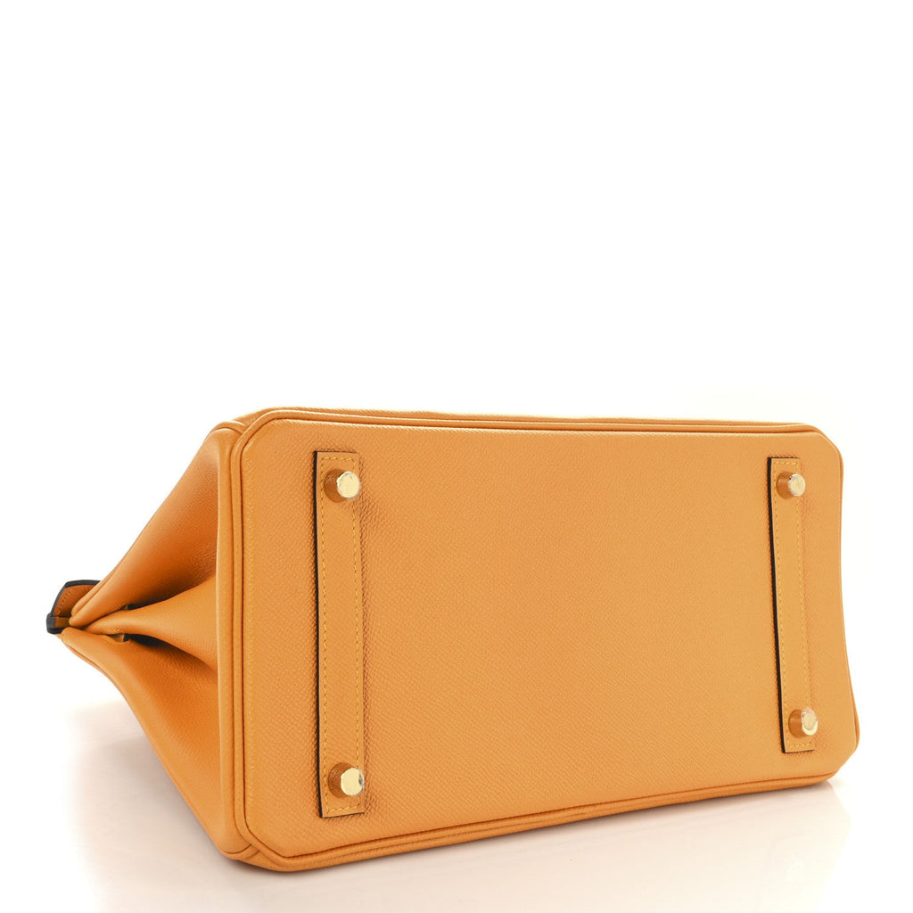 Epsom Horseshoe Birkin 30 Jaune D'Or