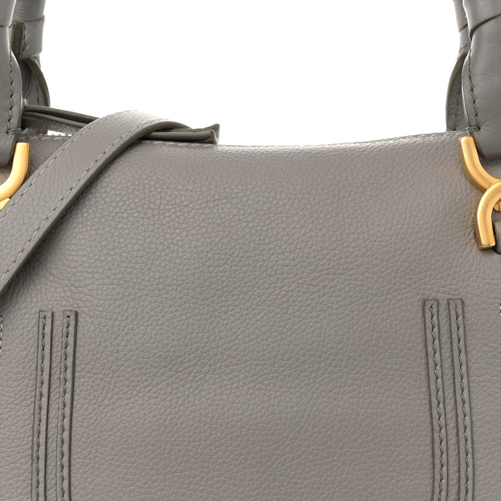 Calfskin Medium Marcie Satchel Cashmere Grey