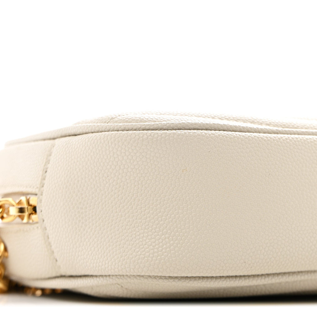 Grain De Poudre Matelasse Monogram Mini Lou Camera Bag Crema Soft