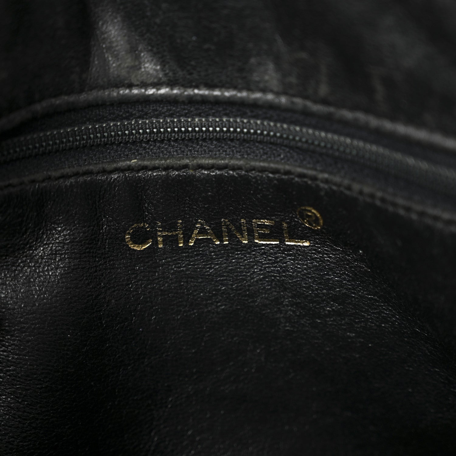 Caviar Quilted Camera Case Black