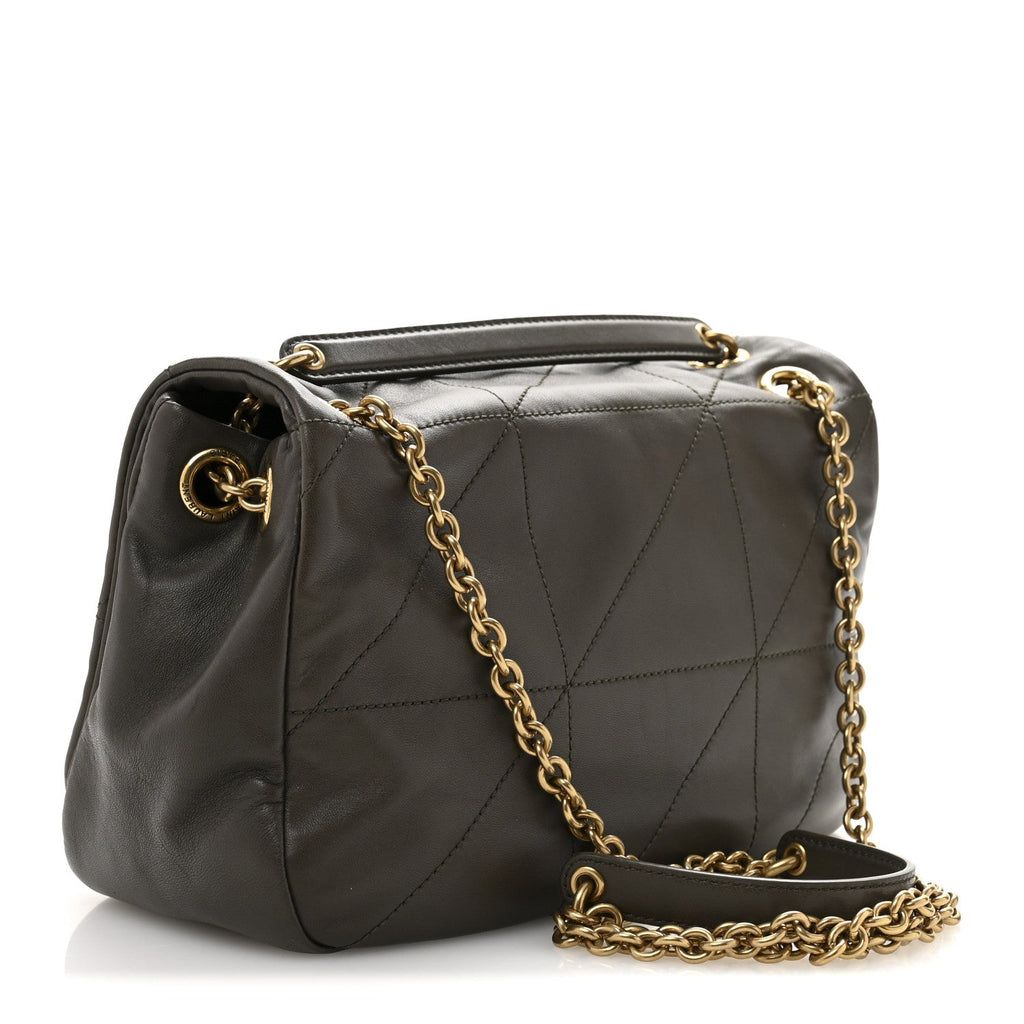 Lambskin Matelasse Monogram Small Jamie 4.3 Light Musk