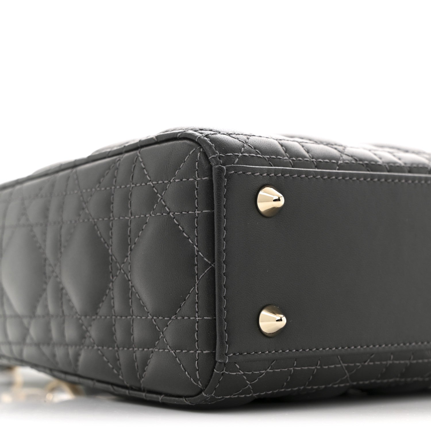 Lambskin Cannage Gradient Small My ABCDior Lady Dior Grey