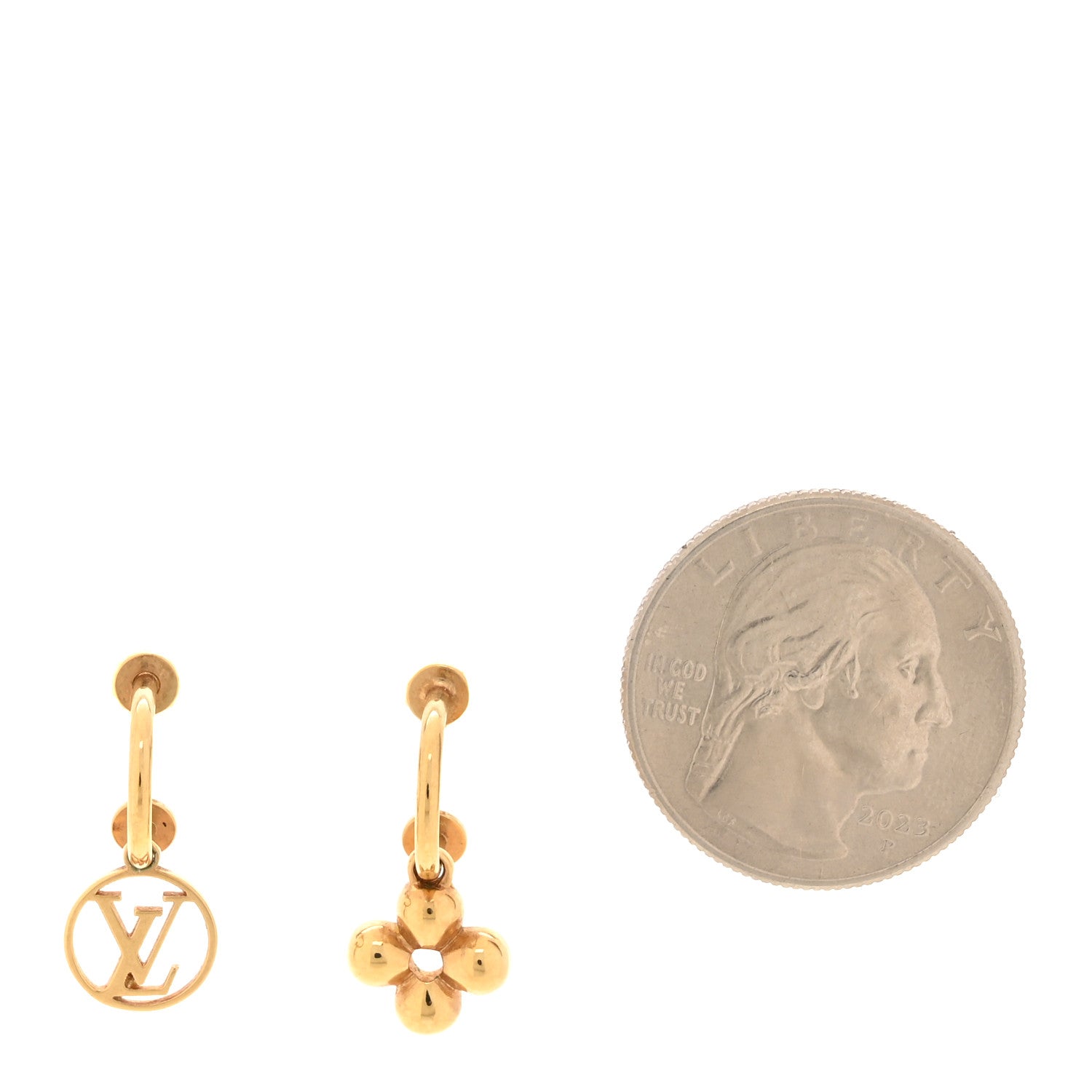 Brass Blooming Earrings Gold