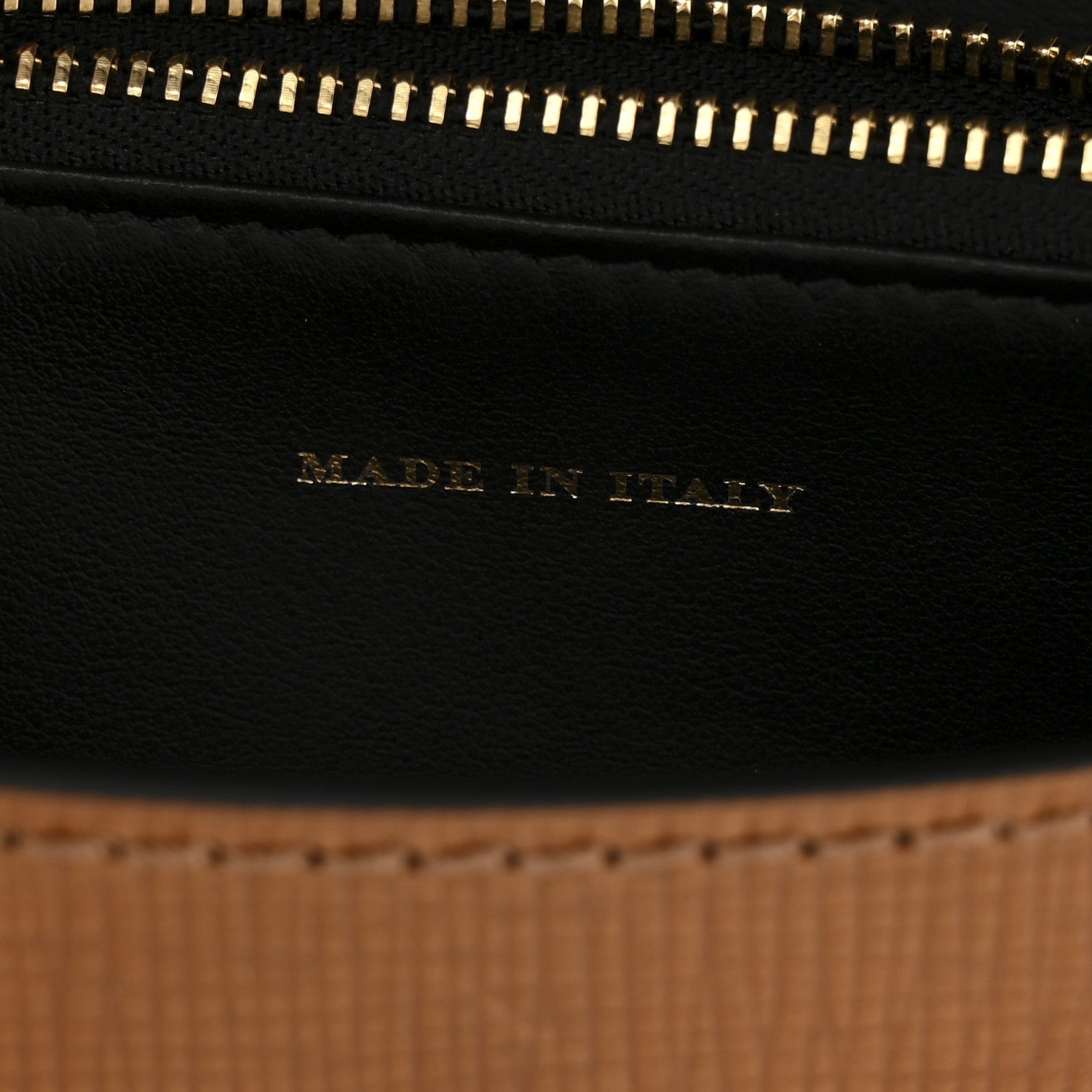 House Check Bridle Calfskin Small Madison Buckle Bag Tan