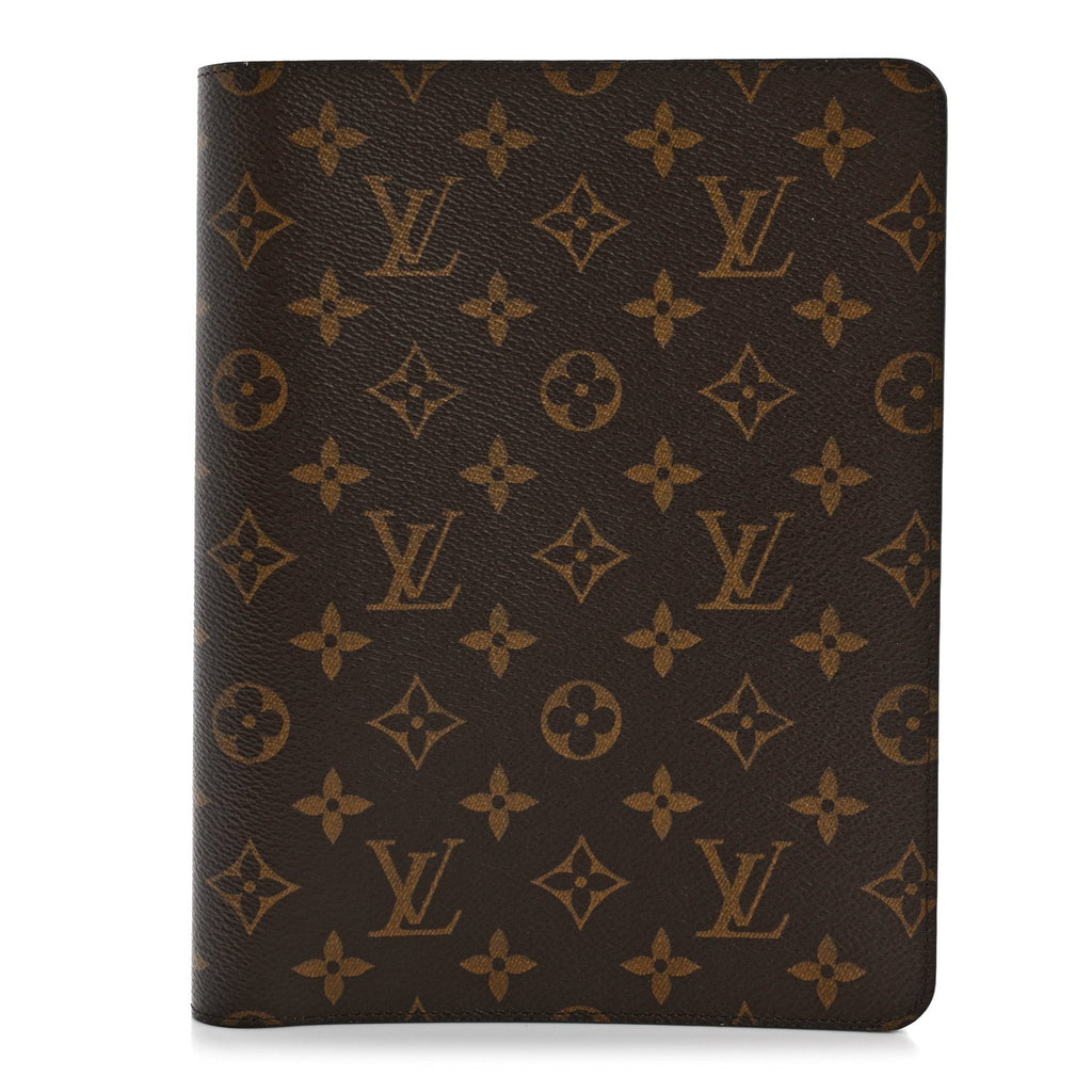 Monogram Desk Agenda Cover