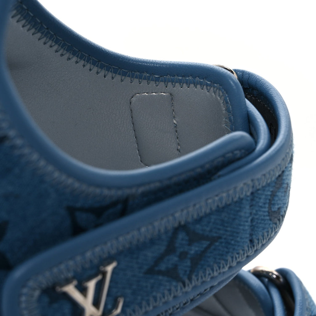 Monogram Denim LV Archlight Sandal 35.5 Denim Blue