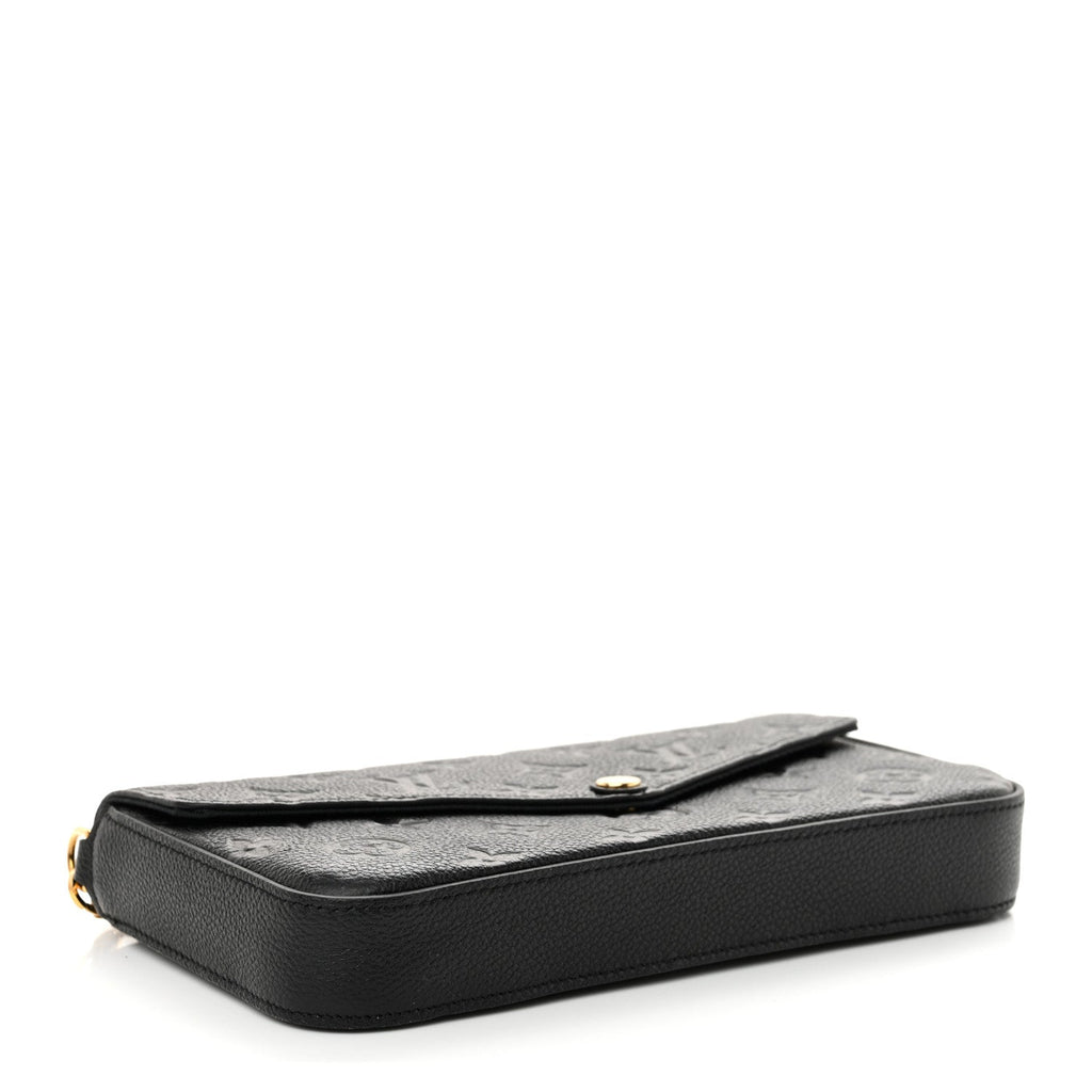 Empreinte Pochette Felicie Chain Wallet Black