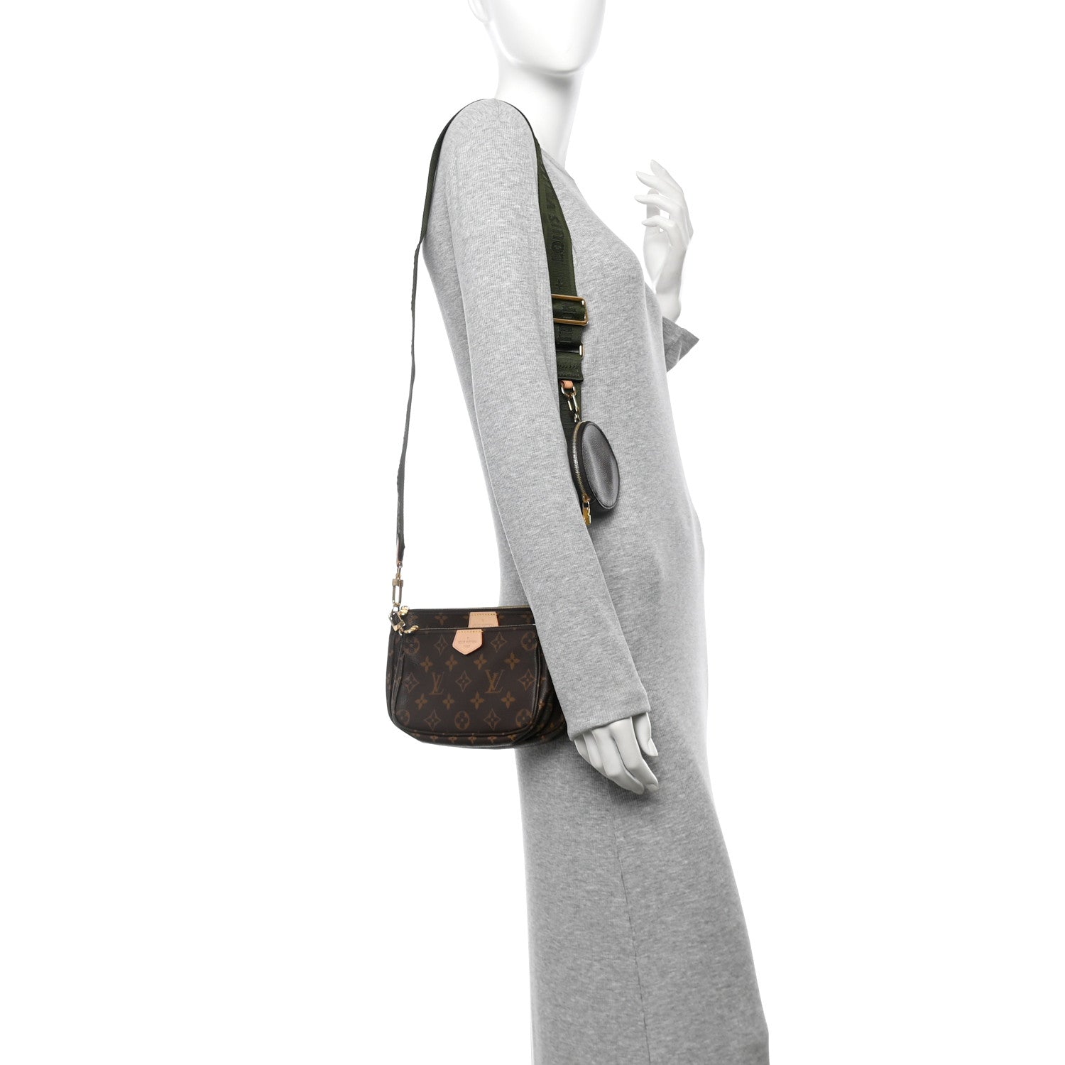 Monogram Multi Pochette Accessories Kaki