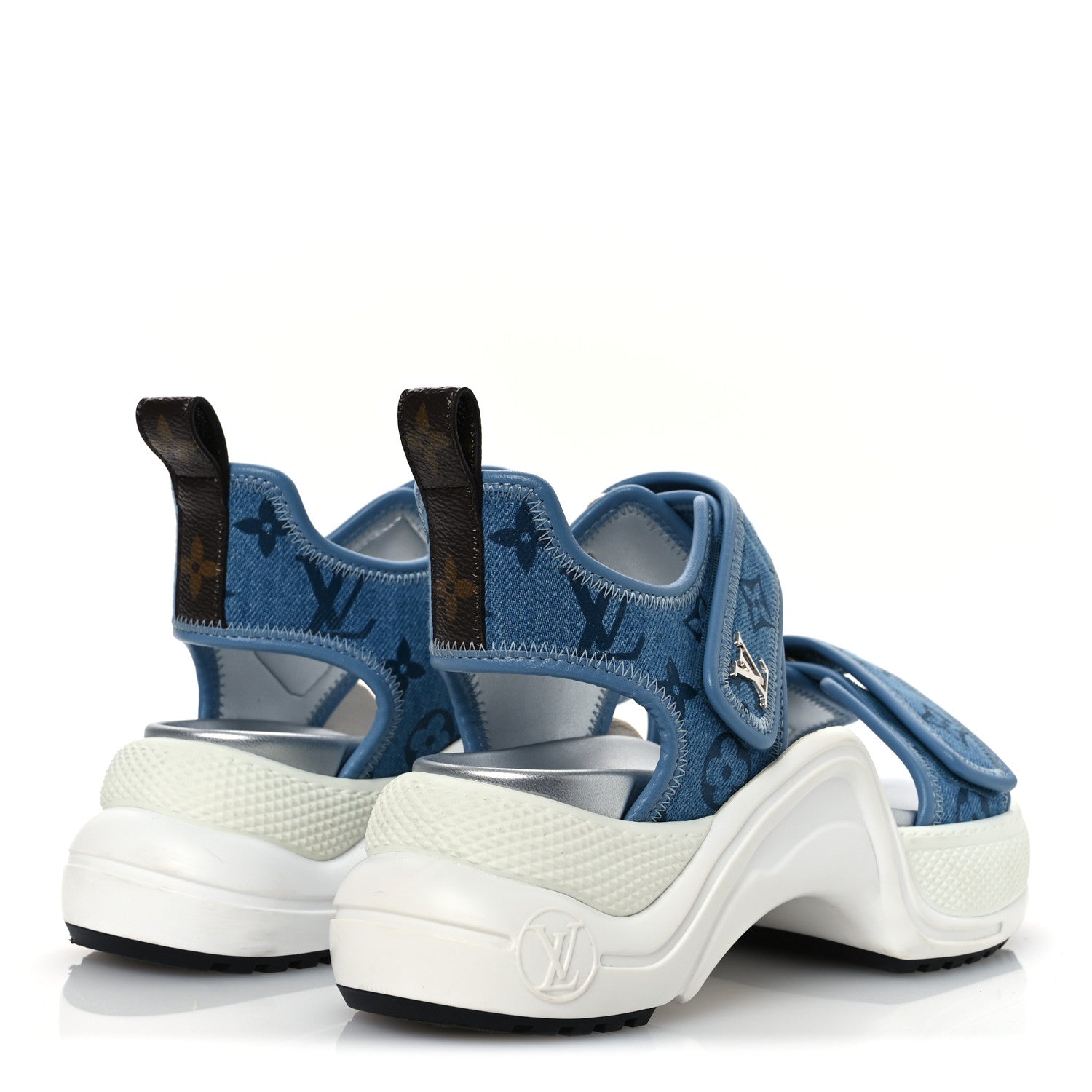 Monogram Denim LV Archlight Sandal 35.5 Denim Blue