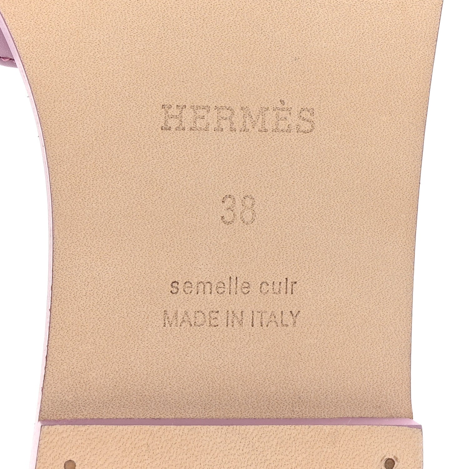 Calfskin Oran Sandals 38 Bruyère