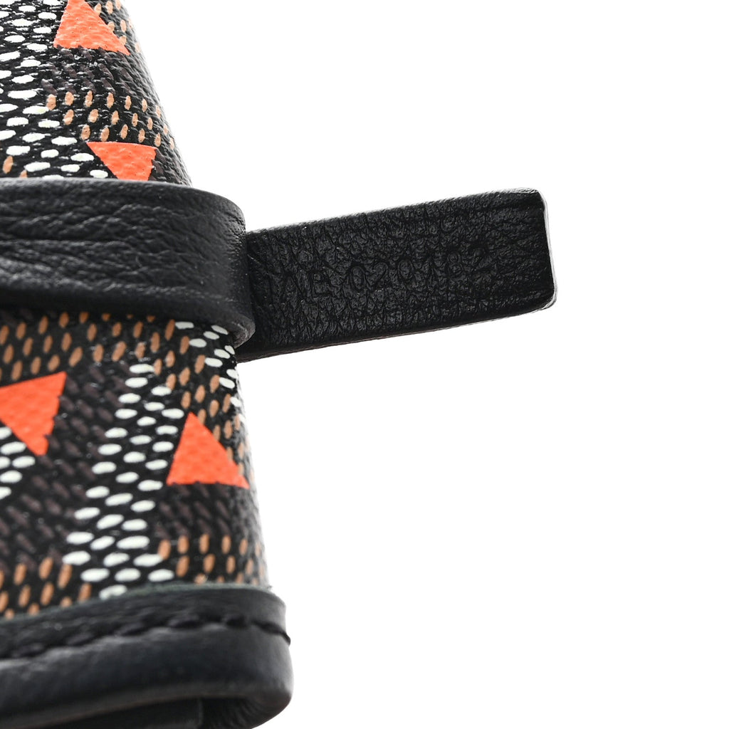 Goyardine Saint Louis Claire Voie PM Black Orange