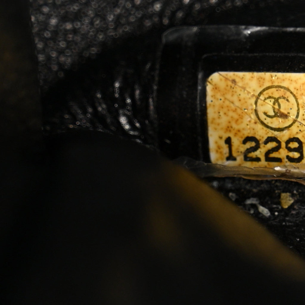 Metallic Calfskin Striped 2.55 Reissue 226 Flap Dark Silver