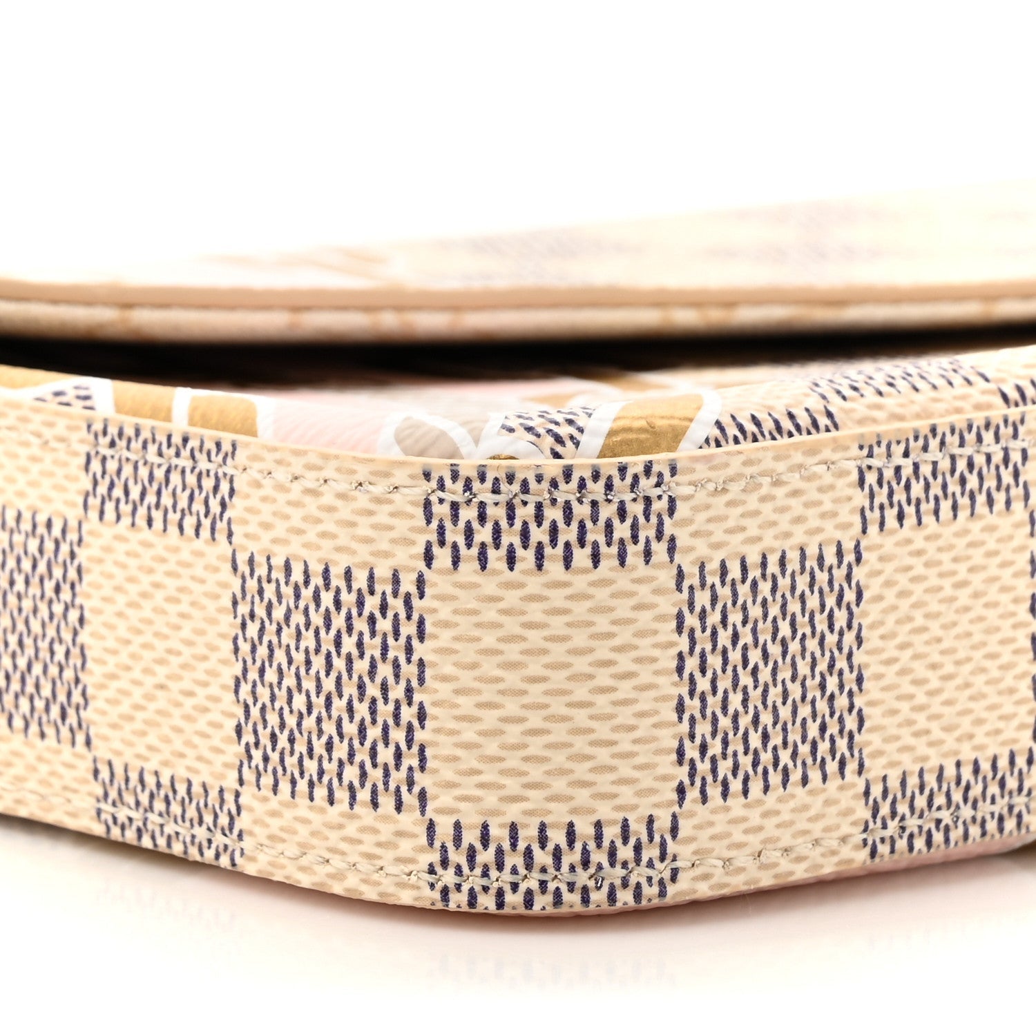 Damier Azur Nautical Pochette Felicie Chain Wallet