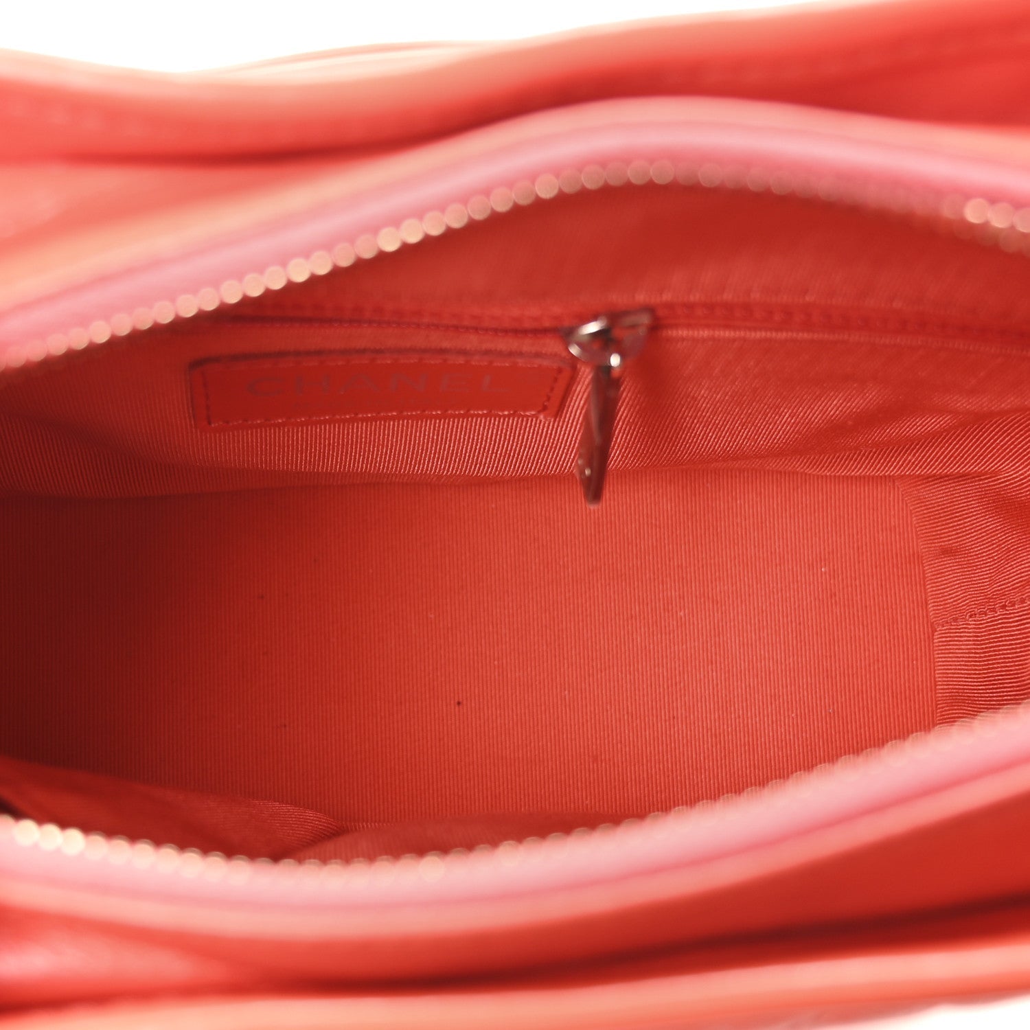 Aged Calfskin Quilted Small Gabrielle Hobo Coral