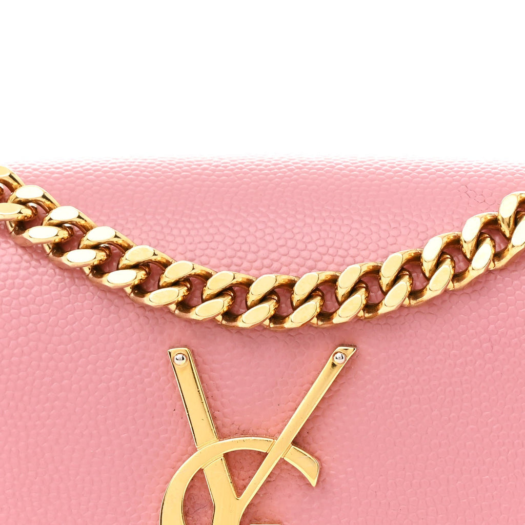 Grain De Poudre Small Classic Monogram Kate Satchel Old Rose