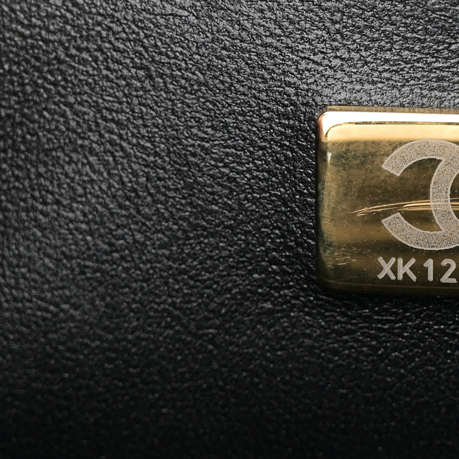 Lambskin Quilted Mini Rectangular Flap Black