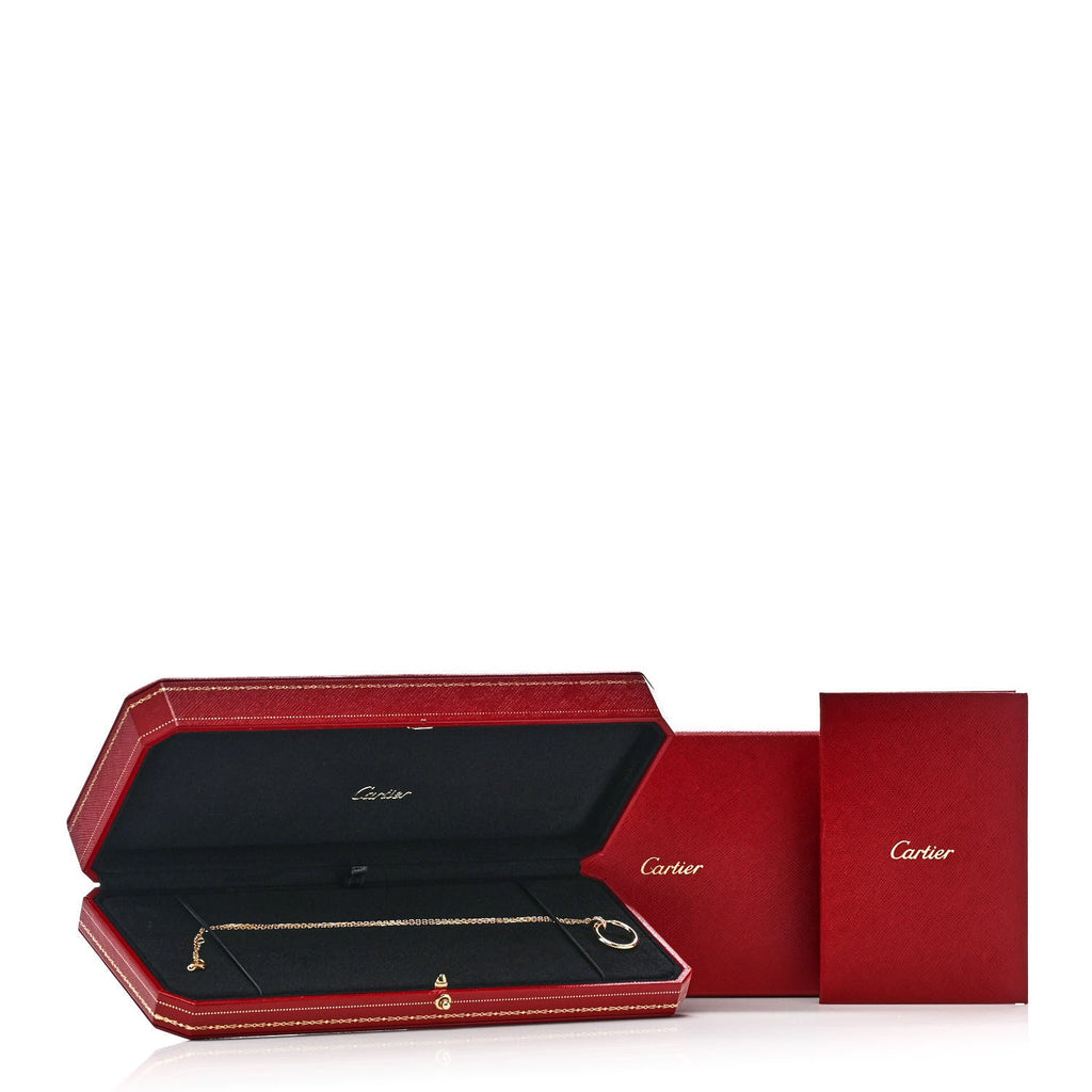 18K Yellow Gold Diamond Juste Un Clou Pendant Necklace