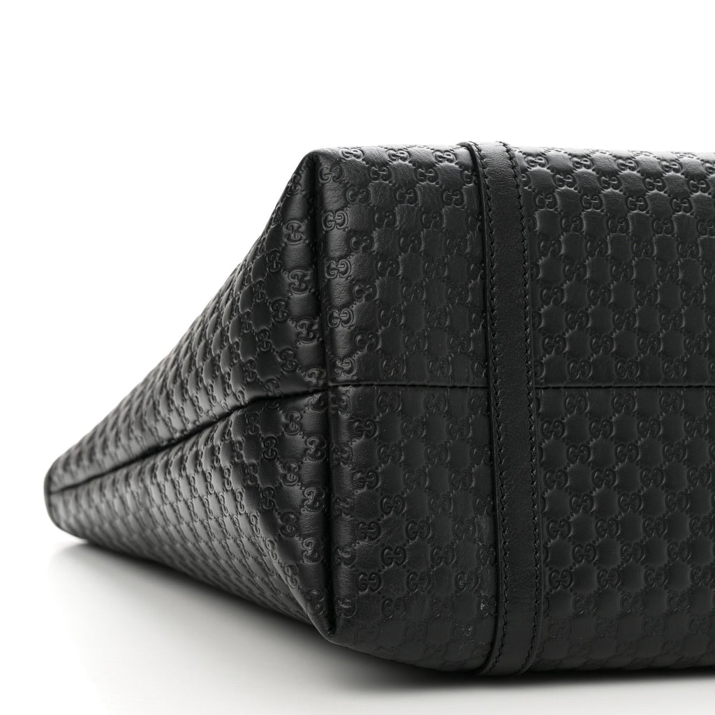 Microguccissima Medium Joy Tote Black