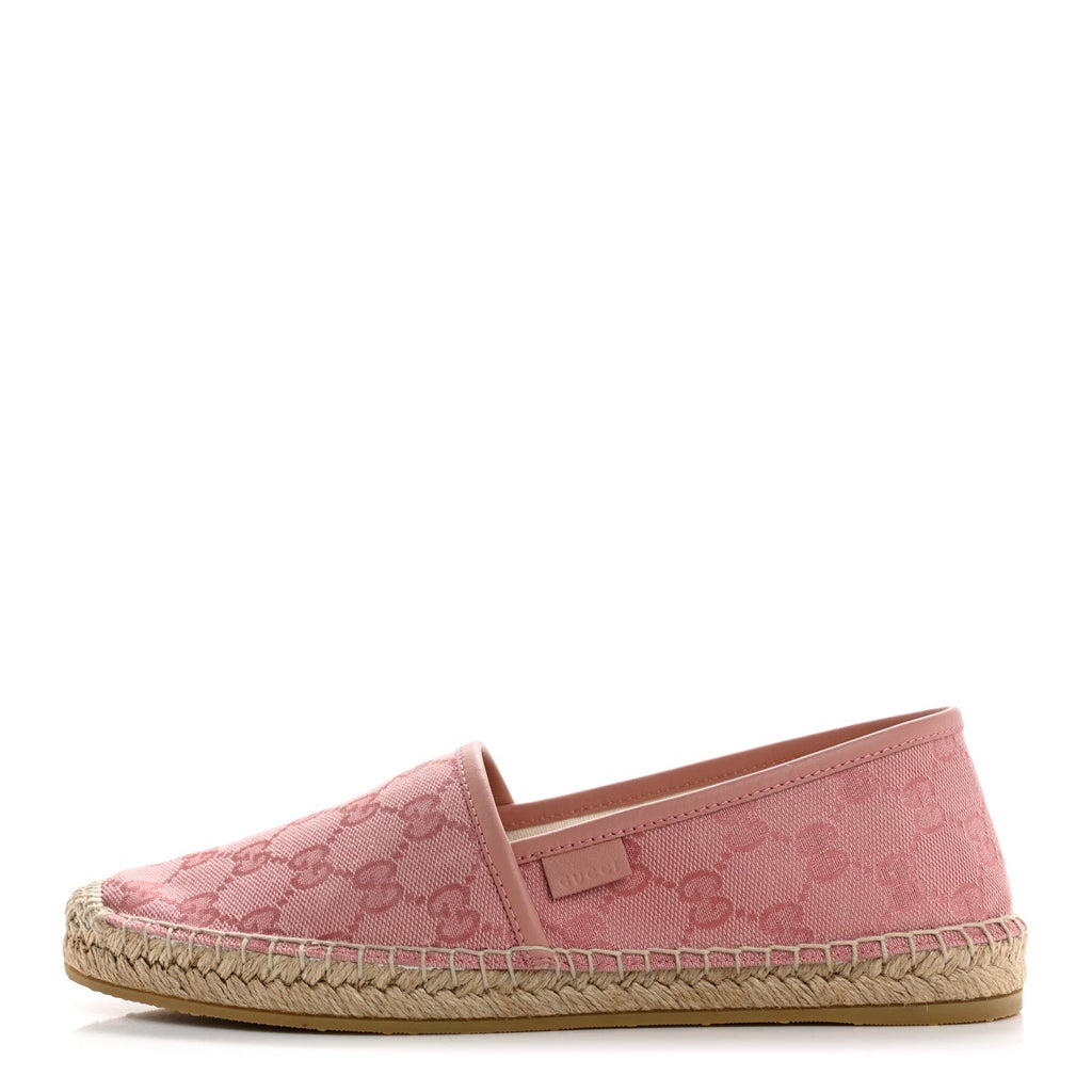 Monogram Espadrilles 37 Soft Pink