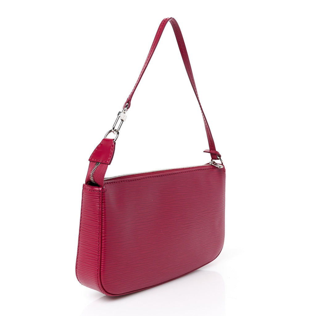 Epi Pochette Accessories NM Fuchsia