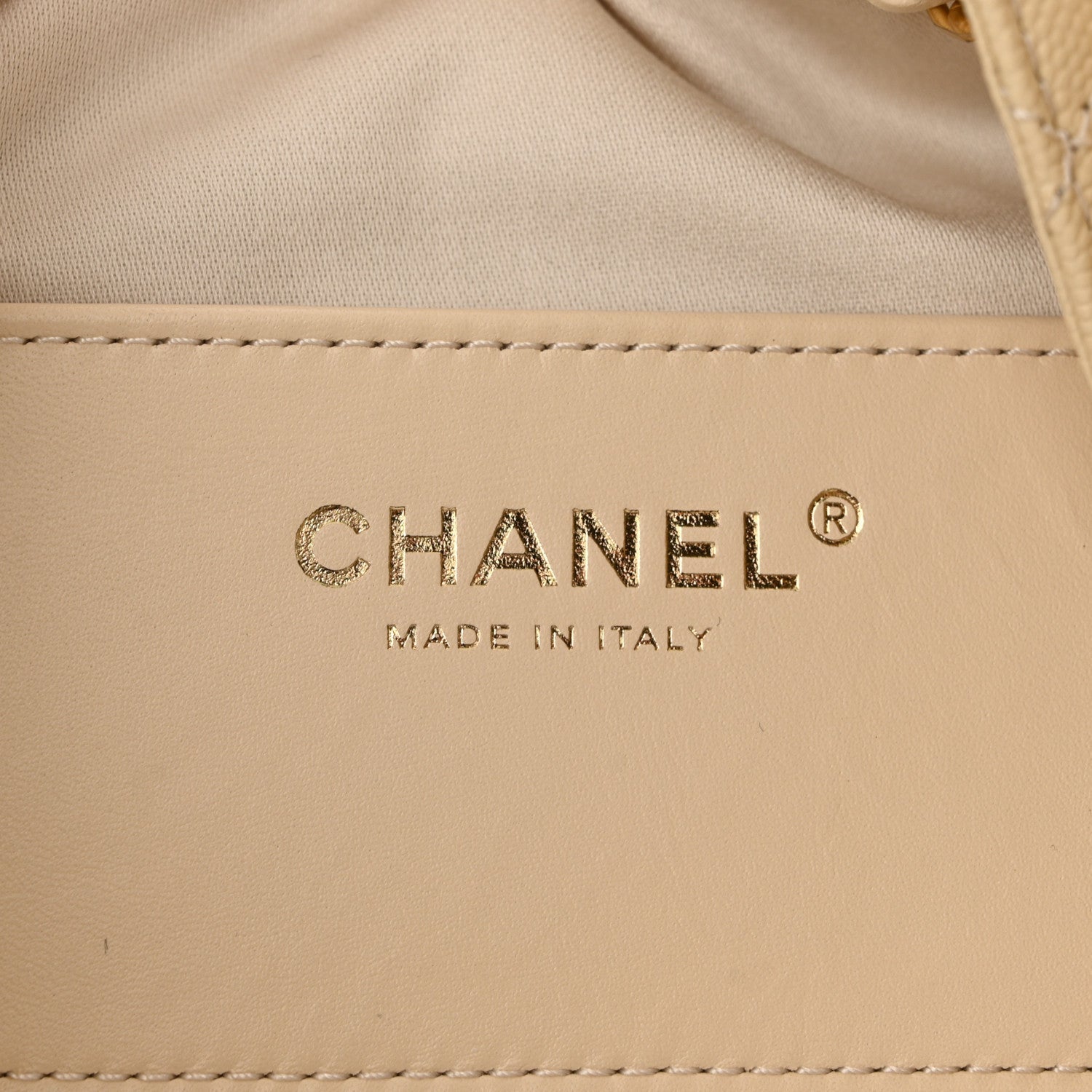 Caviar Quilted Small Chanel 25 Handbag Light Beige