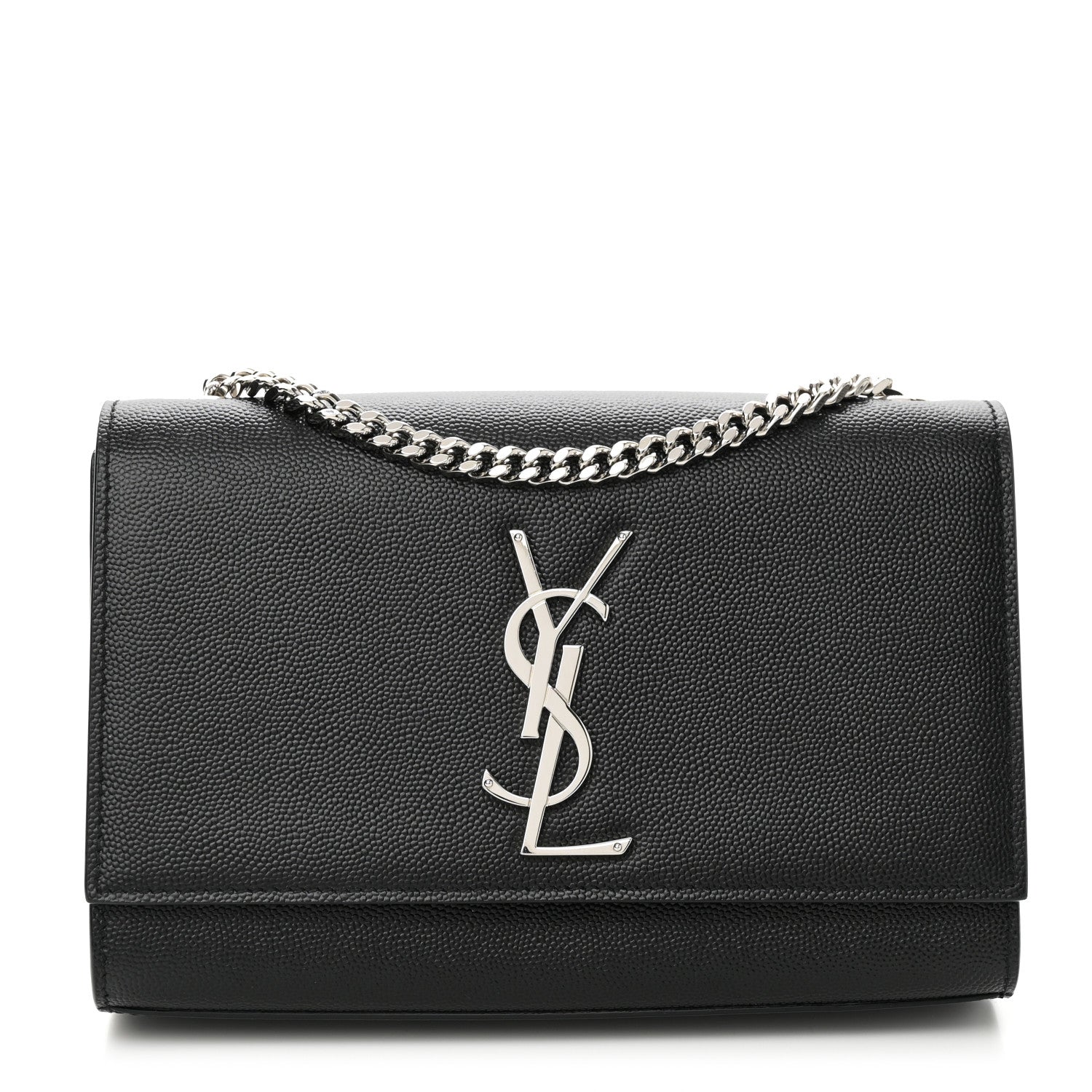 Grain De Poudre Small Monogram Kate Satchel Black