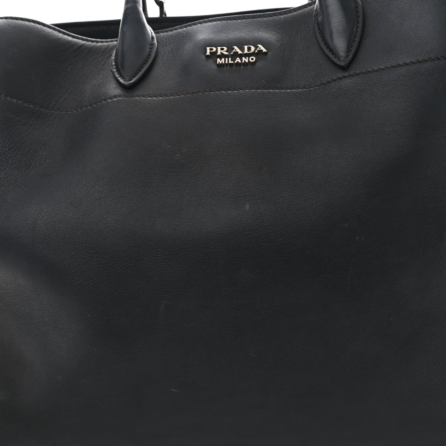 City Calf Tote Black