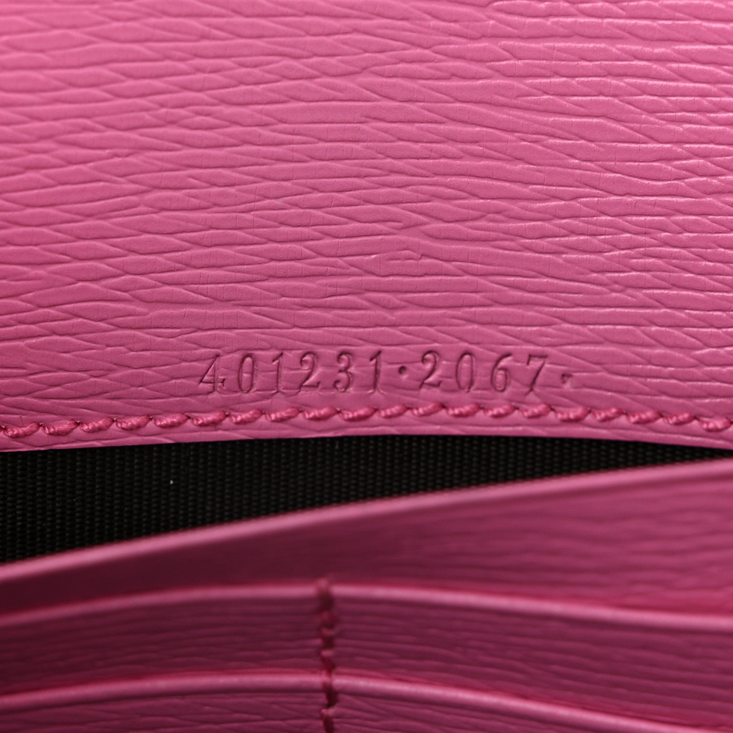 Calfskin Floral Print Mini Dionysus Chain Wallet Ivory Pink