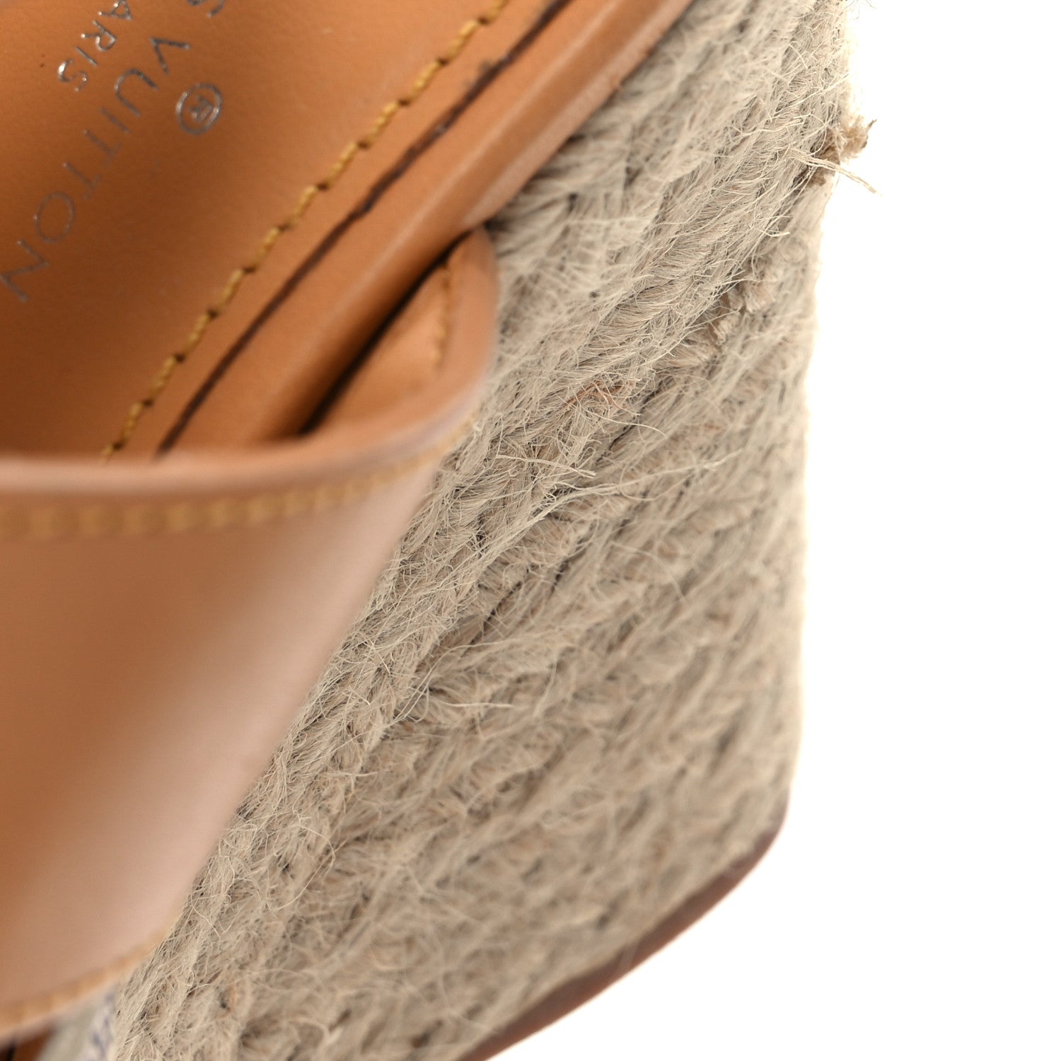 Damier Azur Starboard Wedges 35 Tan