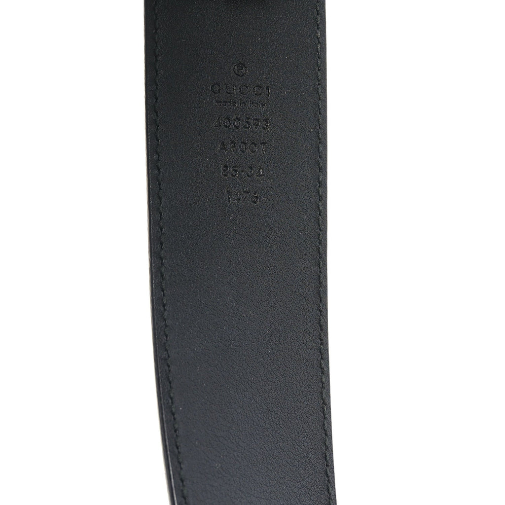 Calfskin Double G 40mm Belt 85 34 Black