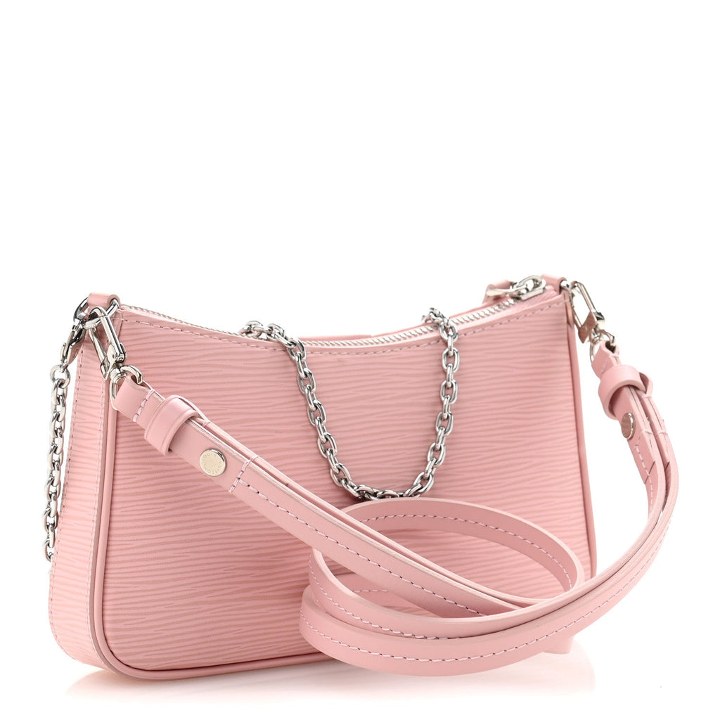 Epi Easy Pouch On Strap Rose Ballerine