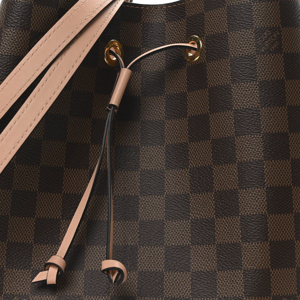 Damier Ebene Neonoe MM Venus Pink