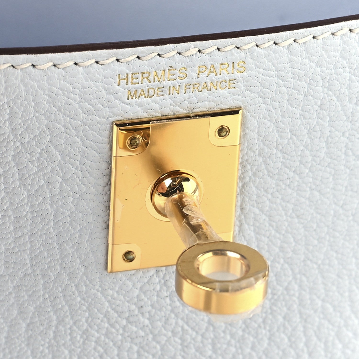 Chevre Mysore Mini Kelly Sellier 20 Bleu Brume Bleu Electrique