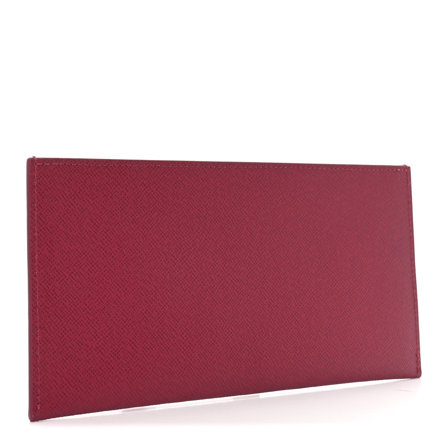 Calfskin Felicie Card Holder Insert Fuchsia