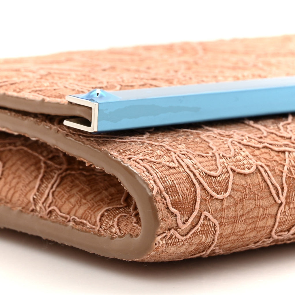 Lace Milla Wallet on Chain Powder Pink