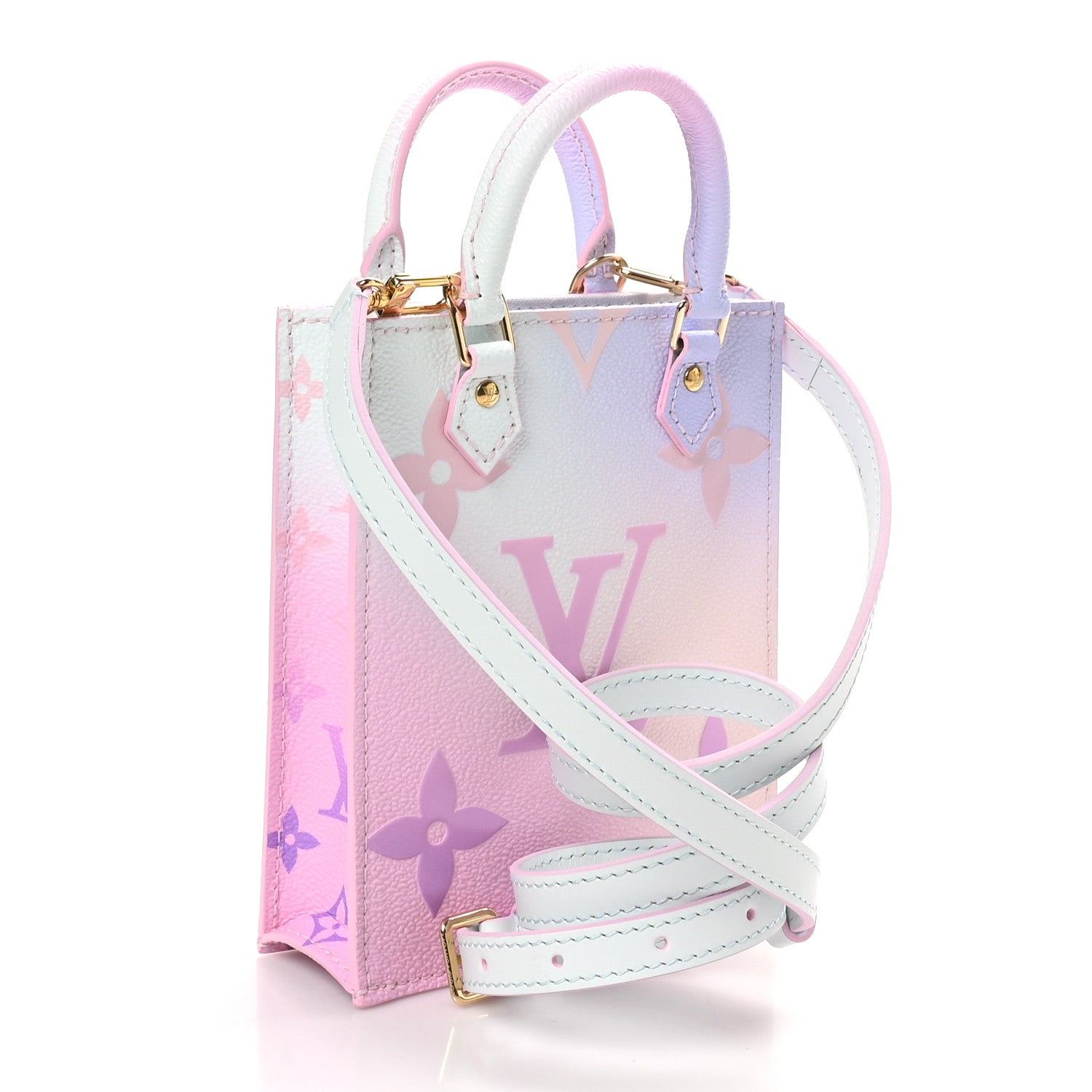 Monogram Giant Spring In The City Petit Sac Plat Sunrise Pastel