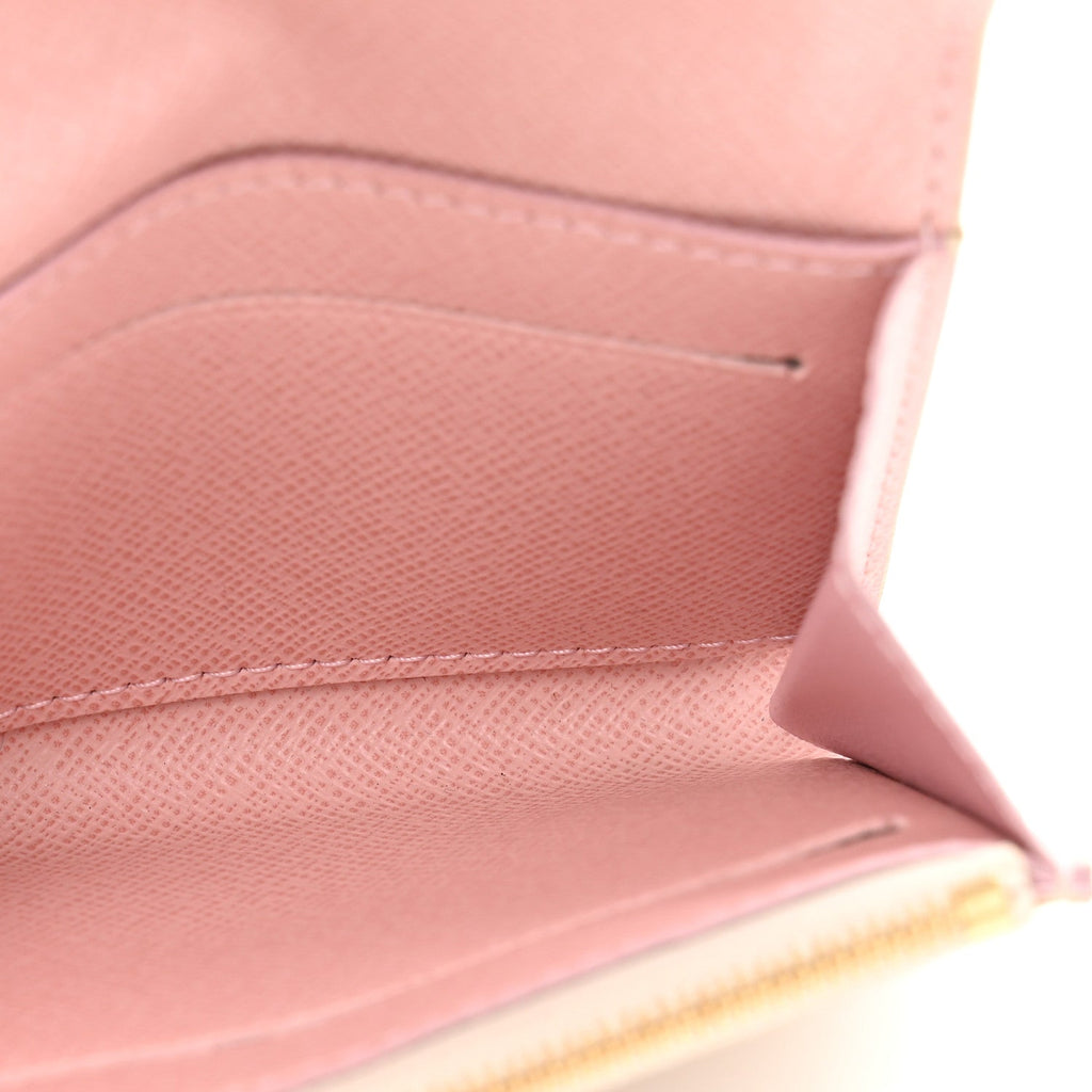 Damier Azur Rosalie Coin Purse Rose Ballerine