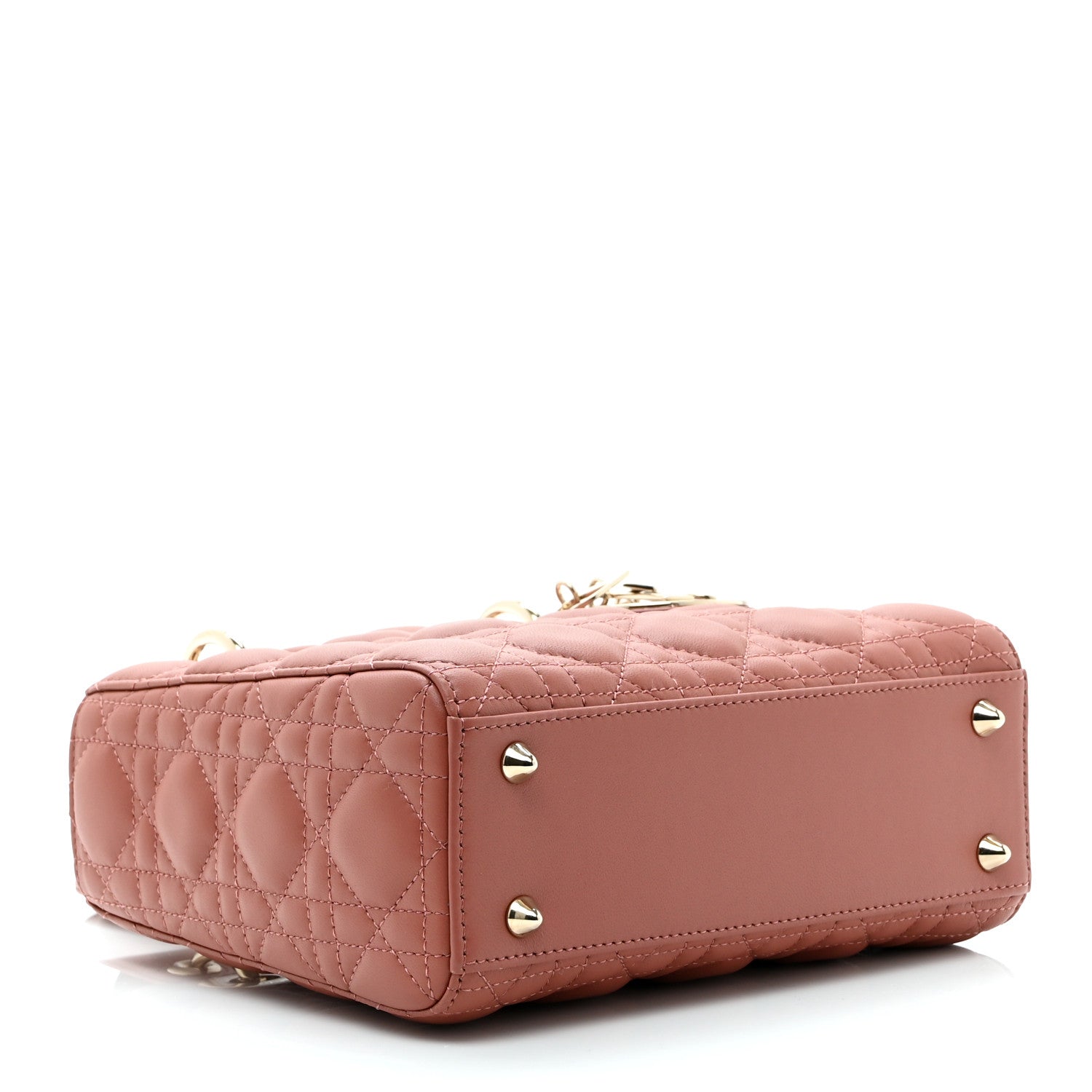 Lambskin Cannage Small My ABCDior Lady Dior Rust