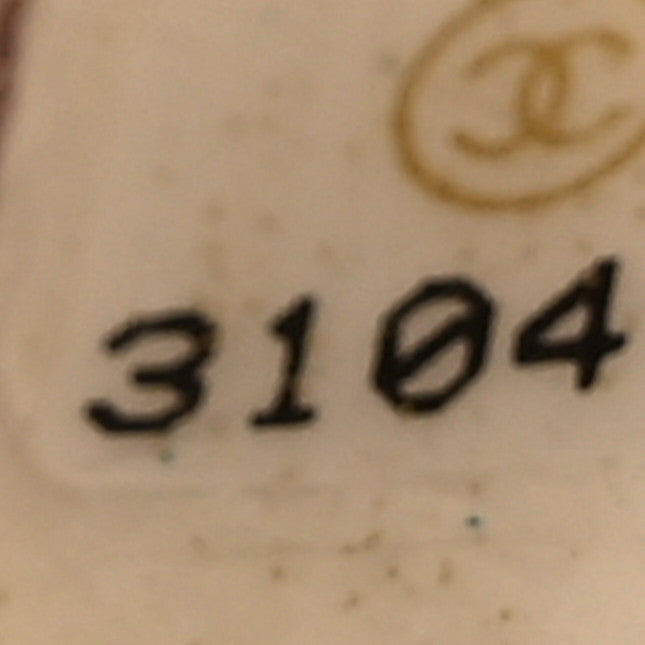 Caviar Quilted Medium Double Flap White