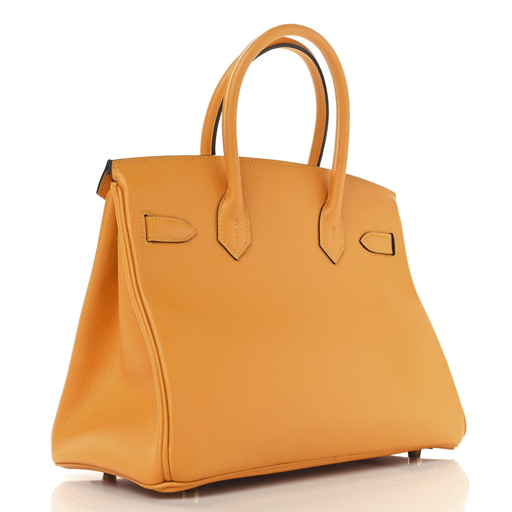 Epsom Horseshoe Birkin 30 Jaune D'Or