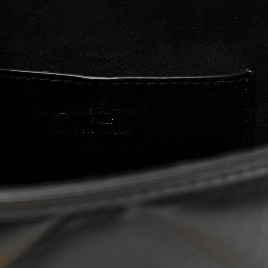 Lambskin Quilted Twist MM Black