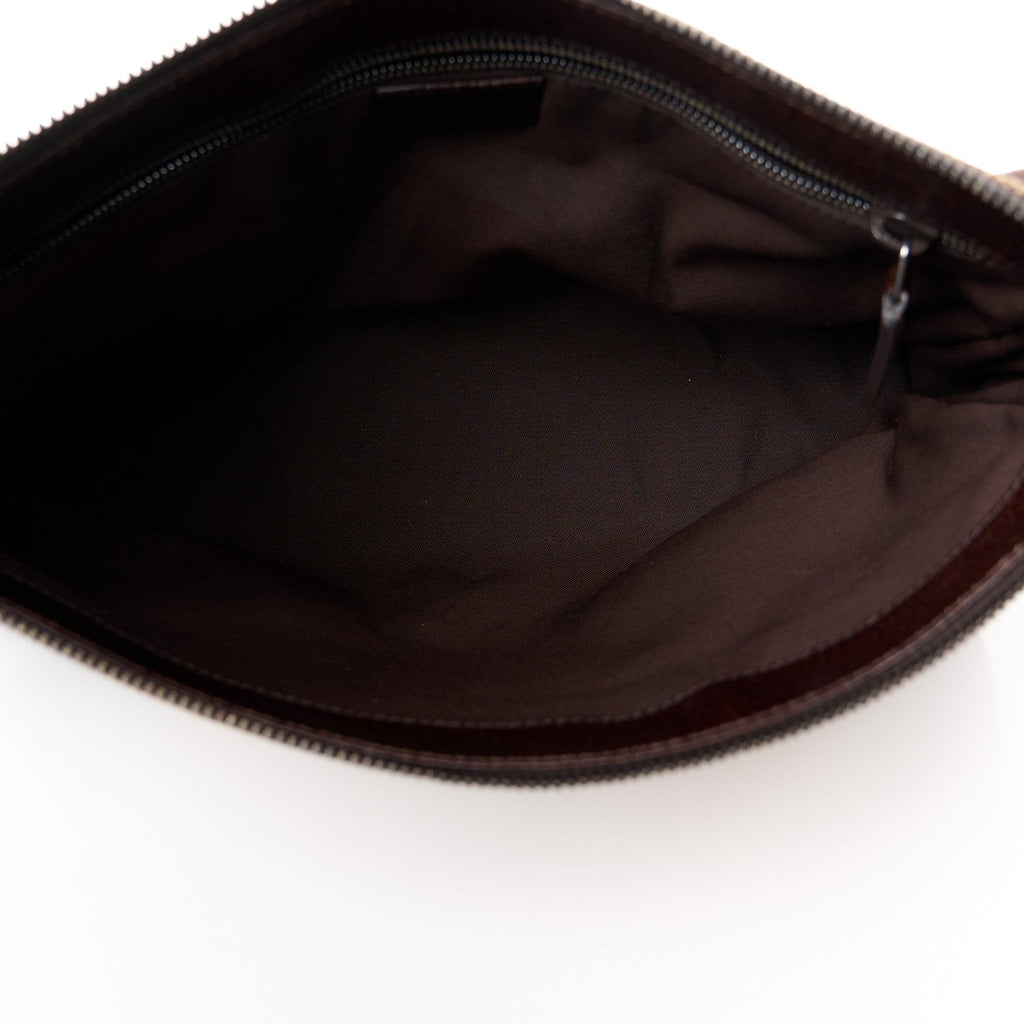 Monogram Joy Messenger Bag Dark Brown