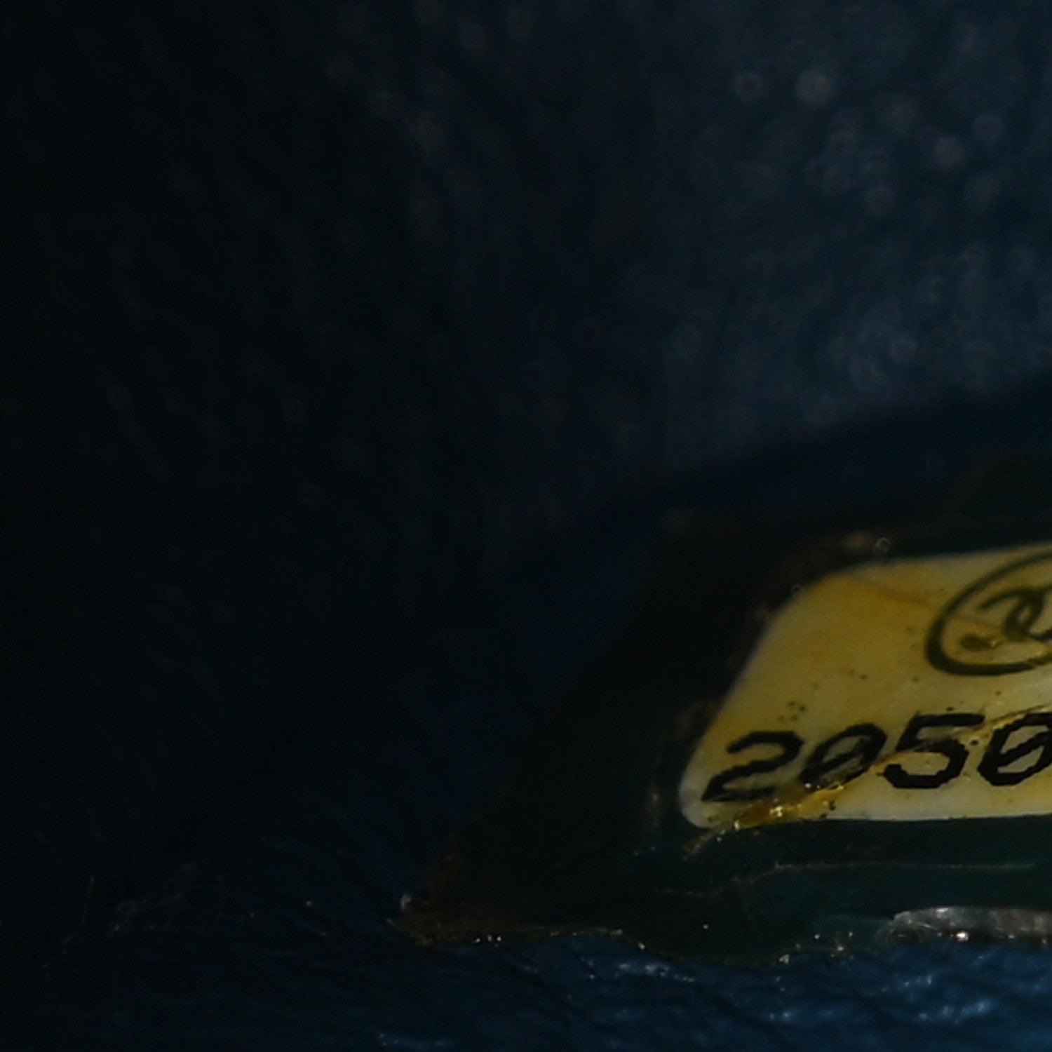 Caviar Quilted Medium Double Flap Dark Blue