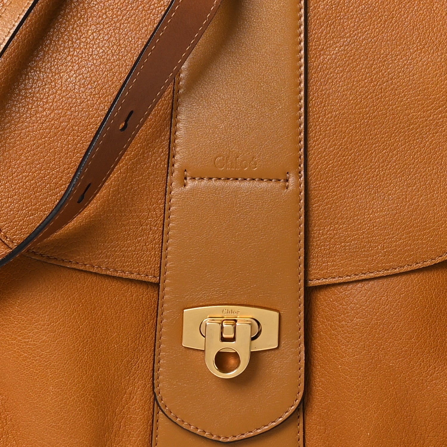 Grained Lambskin Medium Lexa Shoulder Bag Mustard Brown