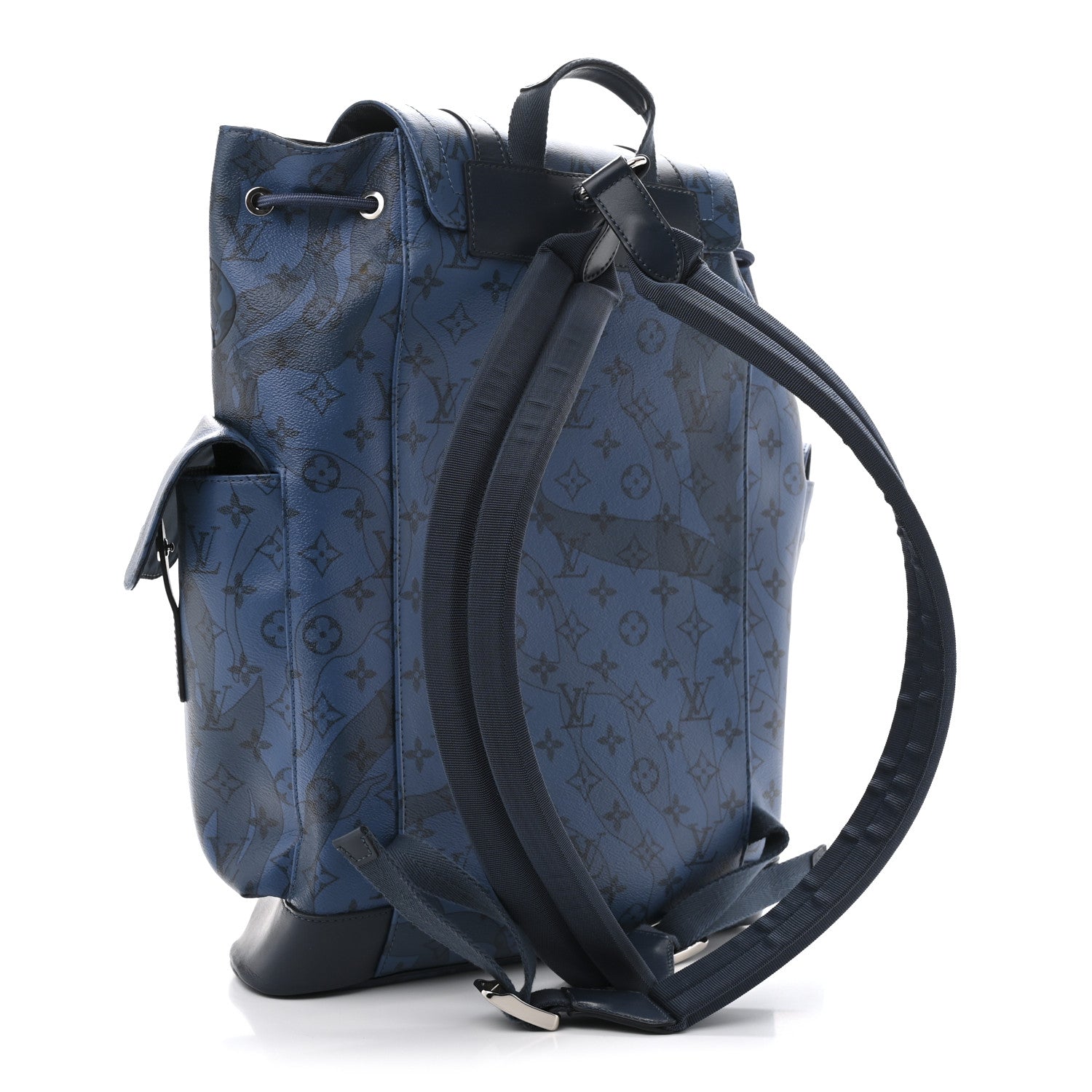 Monogram Aquagarden Christopher MM Backpack Abyss Blue