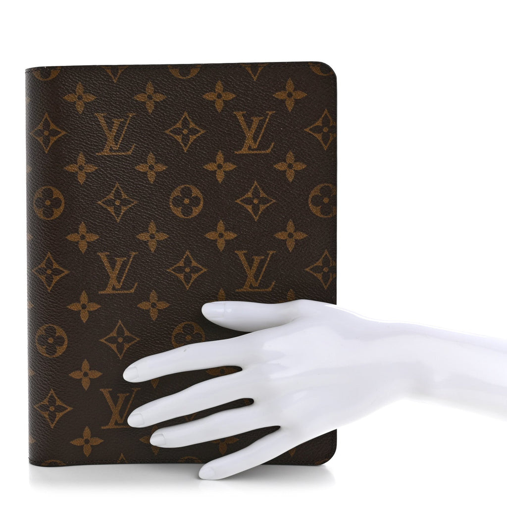 Monogram Desk Agenda Cover