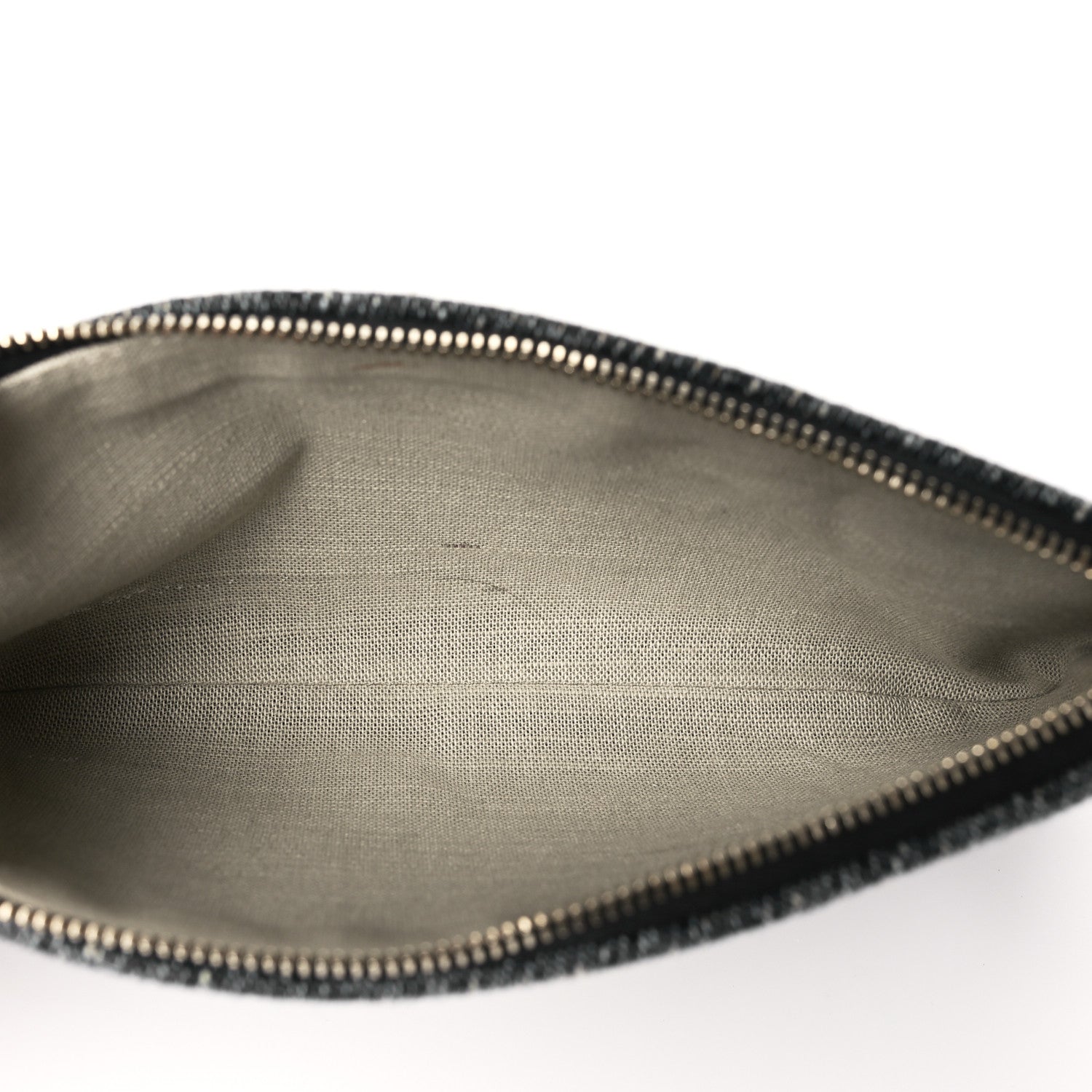 Denim Small Deauville Zipped Pouch Dark Blue