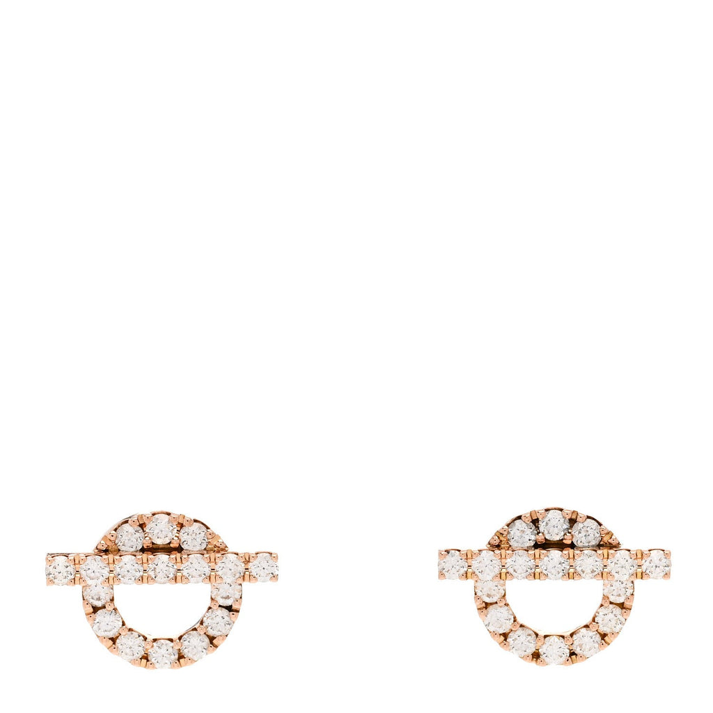 18K Rose Gold Diamond Finesse Earrings