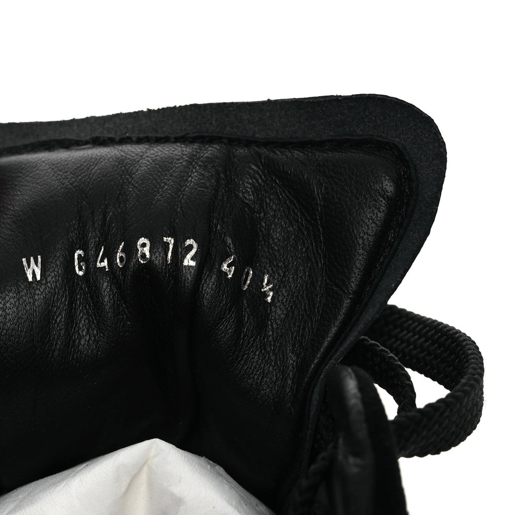 Mixed Fibers Suede Shiny Calfskin Womens CC Sneakers 40.5 Black